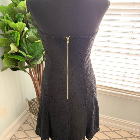 Lilly Pulitzer Black Strapless Lace Dress - Picture 2 of 3